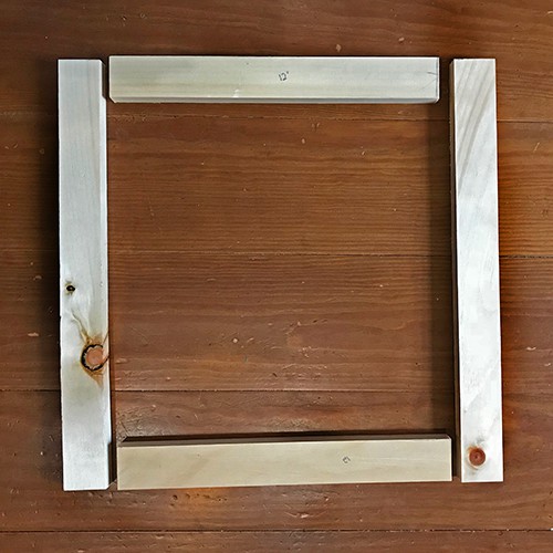 back frame for diy wood painting