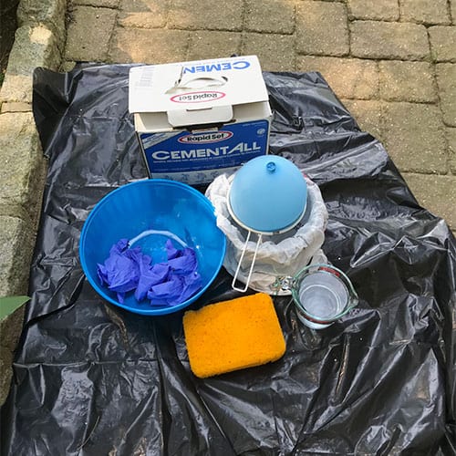 Make a DIY Cement Balloon Planter Easy Round Cement Planter Tutorial