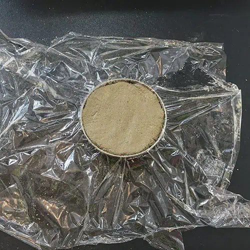 Cement in jar lid