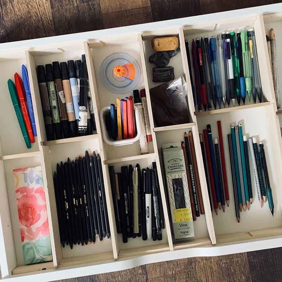 drawer dividers for Ikea Alex drawers
