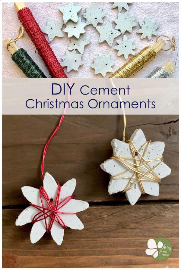Easy DIY Cement Ornaments | A Quick & Fun Christmas Crafts Tutorial