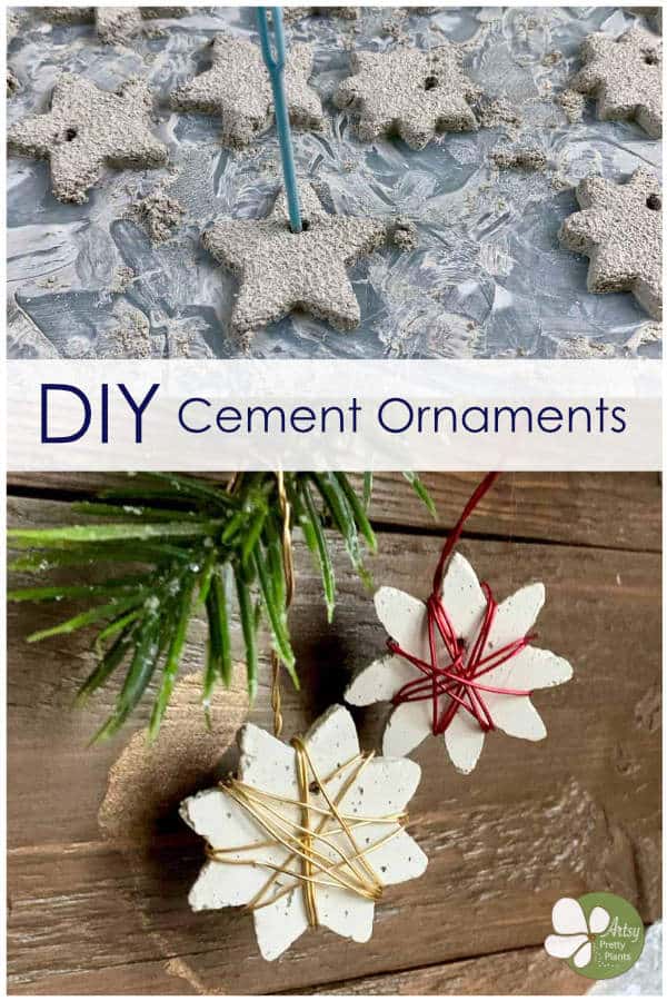 Easy DIY Cement Ornaments A Quick & Fun Christmas Crafts Tutorial