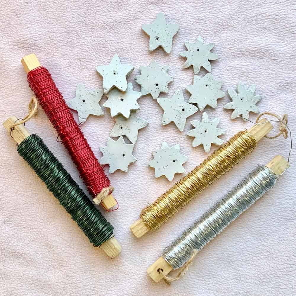 Easy DIY Cement Ornaments | Quick & Fun Christmas Tutorial