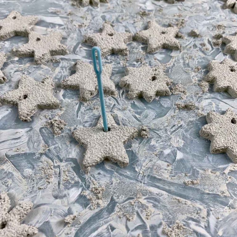 Easy DIY Cement Ornaments Quick & Fun Christmas Tutorial