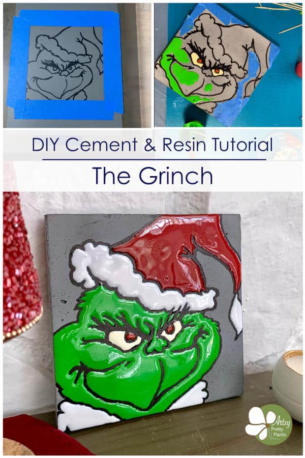 The grinch diy cement