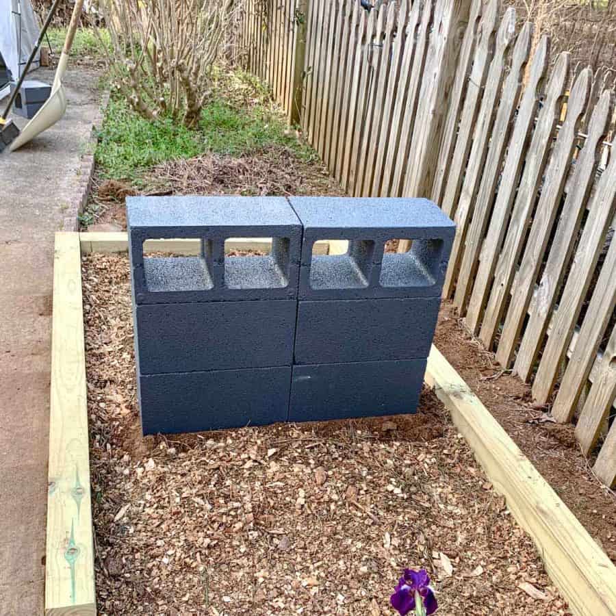 Easy DIY Concrete Block Bench for Outdoor Seating - Making Manzanita