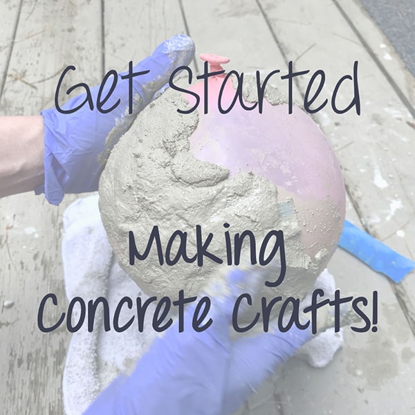 Making Cement Crafts Tips & Getting Started | Artsy Pretty Plants