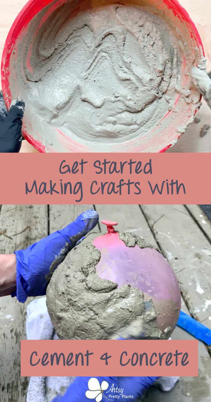 Making Cement Crafts | Techniques + Tips - Artsy Pretty Plants