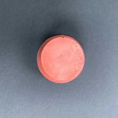 cement test with 75% dark pigment