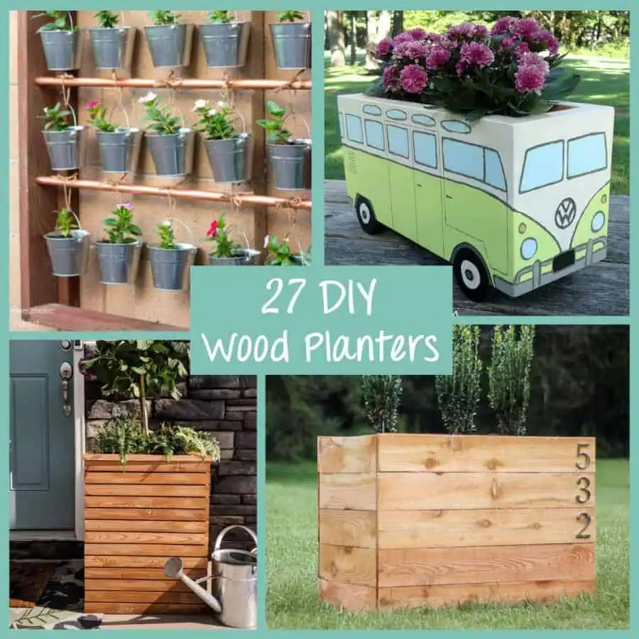 27 Most Amazing DIY Wood Planter Tutorials