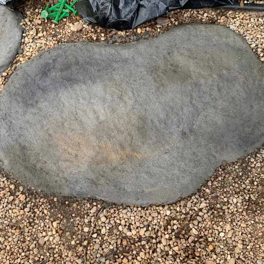 concrete stepping stone curing