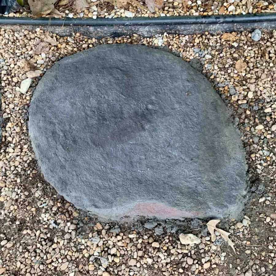 darker grey colored stone