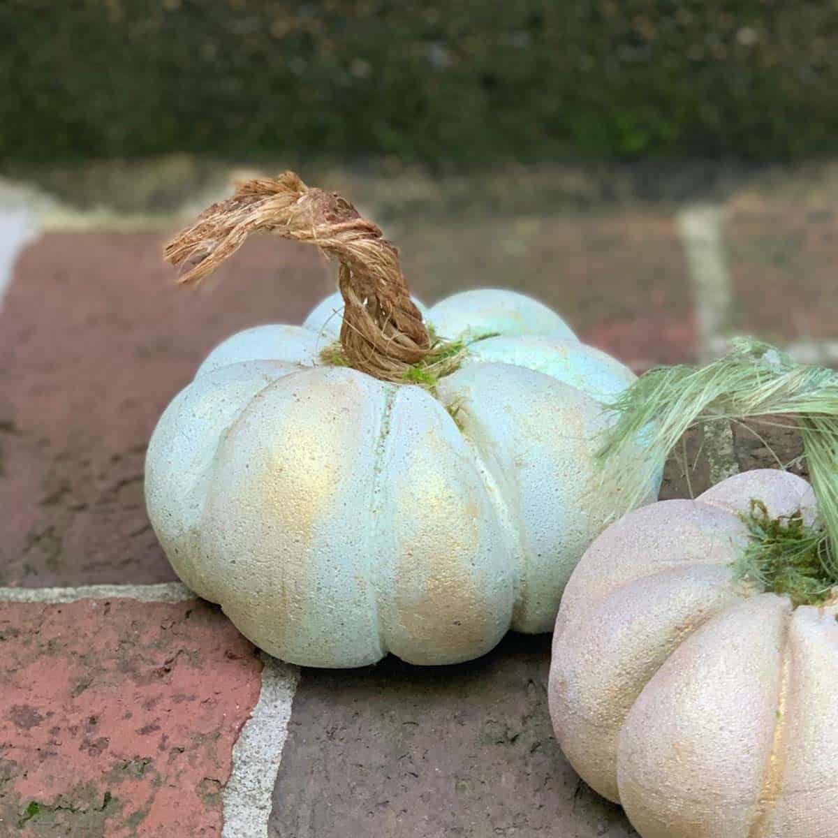Make Pretty DIY Concrete Pumpkins – Fancy Fall Decor