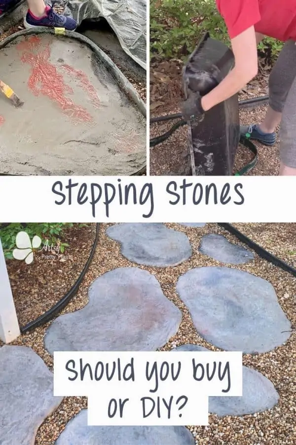 diy stepping stones