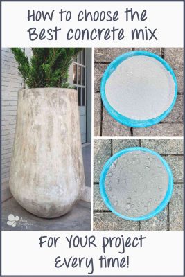 The Best Mix For Concrete Projects- How To Choose? - Artsy Pretty Plants
