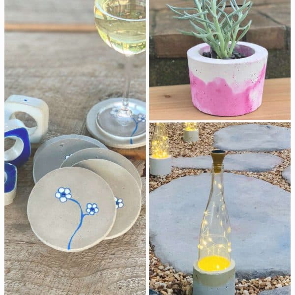 Cement and Concrete Crafts DIY Tutorials Artsy Pretty Plants