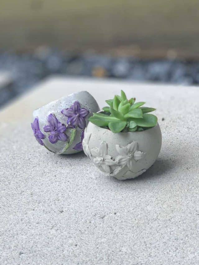 How To Make A Silicone Sphere Mold For a Round Cement Planter Story