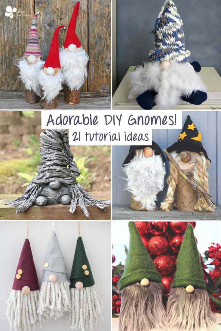 How To Make DIY Gnomes: 21 Easy Tutorials - Artsy Pretty Plants