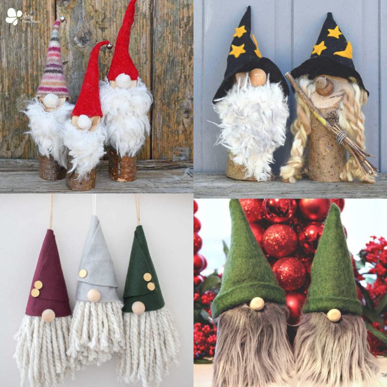 DIY Gnomes-4 sets of different handmade gnomes.