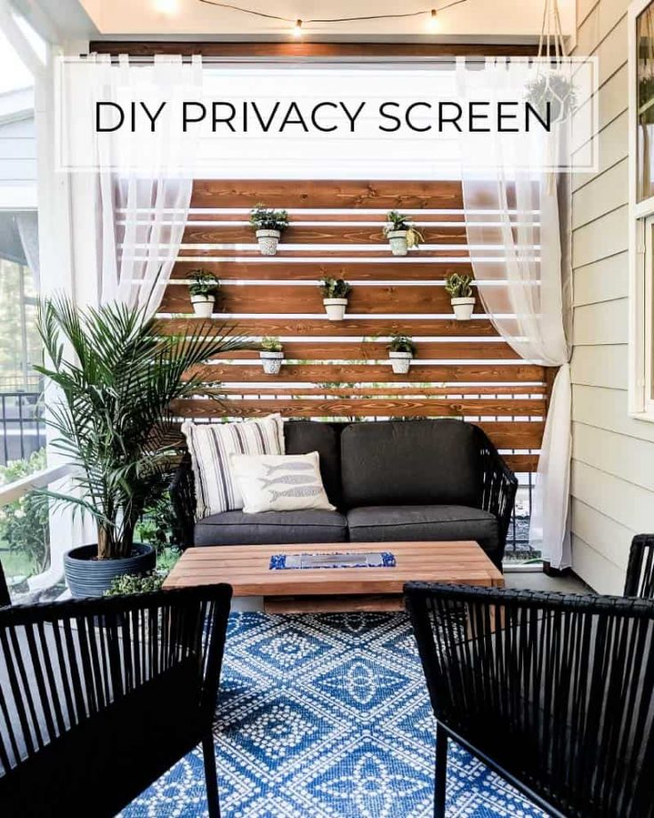 Diy Backyard Privacy Screen Ideas - Artsy Pretty Plants