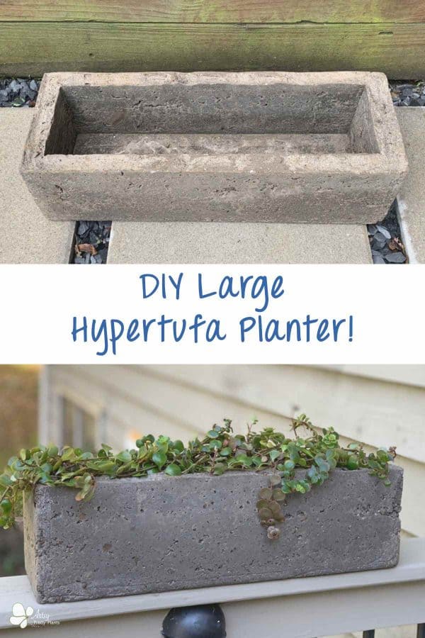 Large Hypertufa Planter Trough