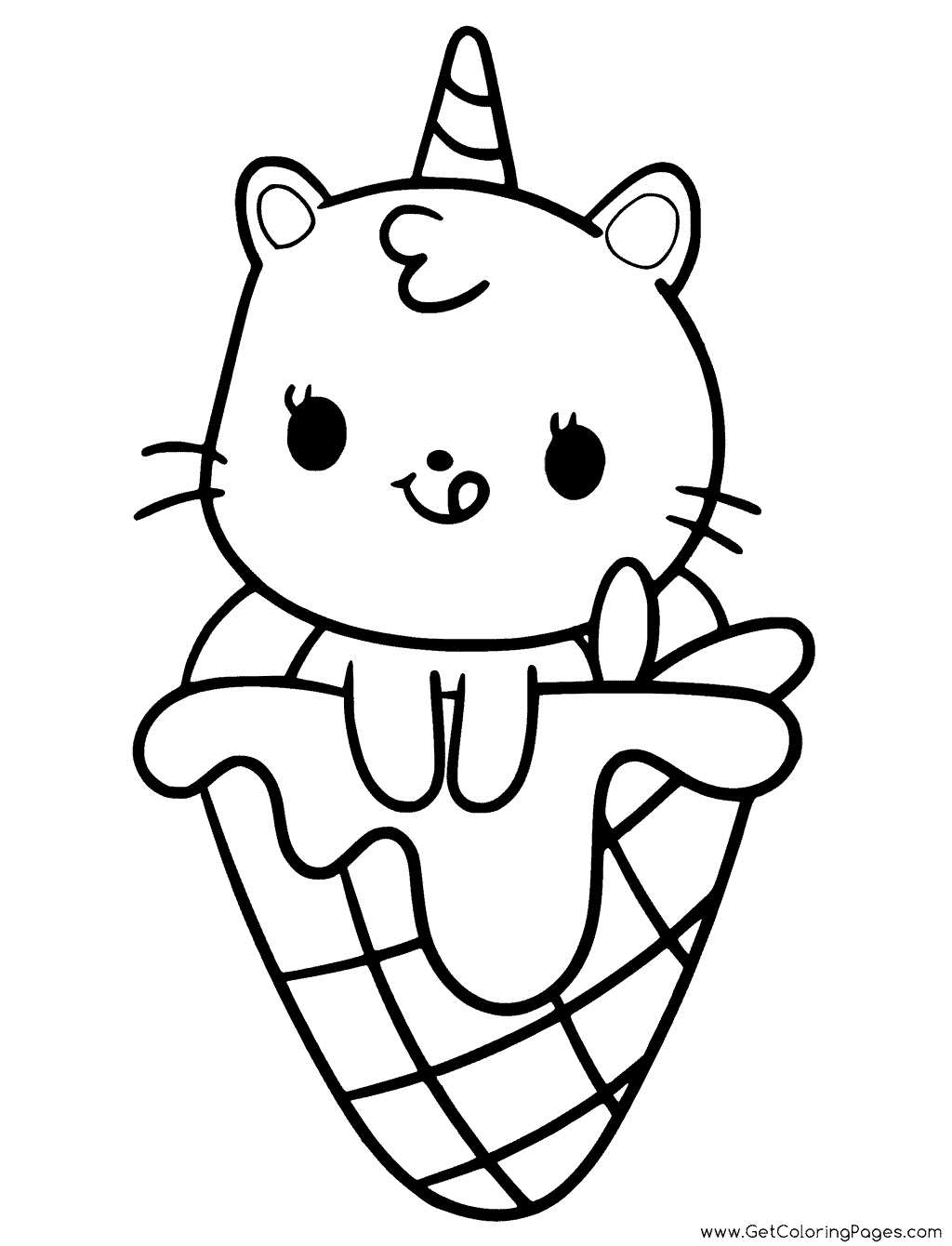 21 Cutest Unicorn Cat Coloring Pages Free   Artsy Pretty Plants
