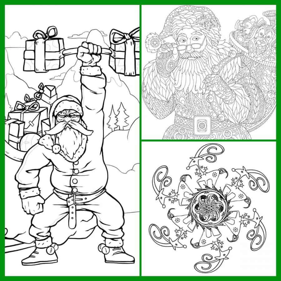 Printable Coloring Pages For Adults Christmas