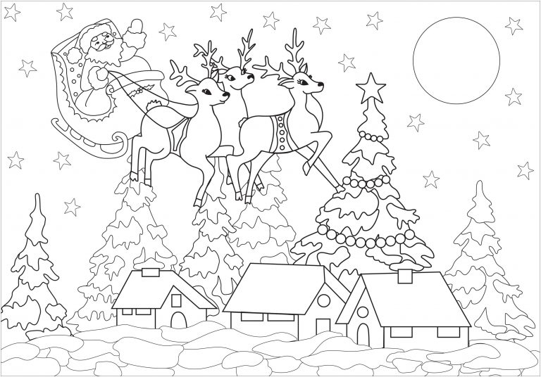 97 Free Adult Christmas Coloring Pages (Printables) | Artsy Pretty Plants