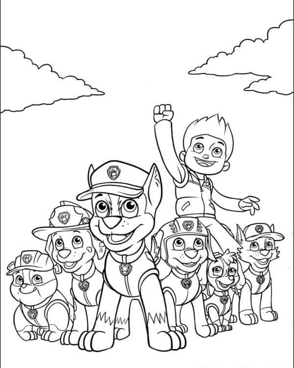 Paw Patrol Coloring Pages: Free Printable Sheets for Creative Fun
