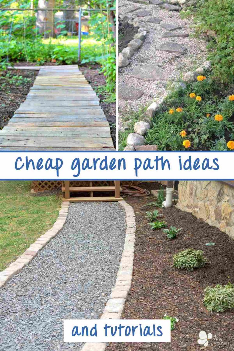 17 Cheap Garden Path Ideas and Helpful Tutorials! - Artsy Pretty Plants