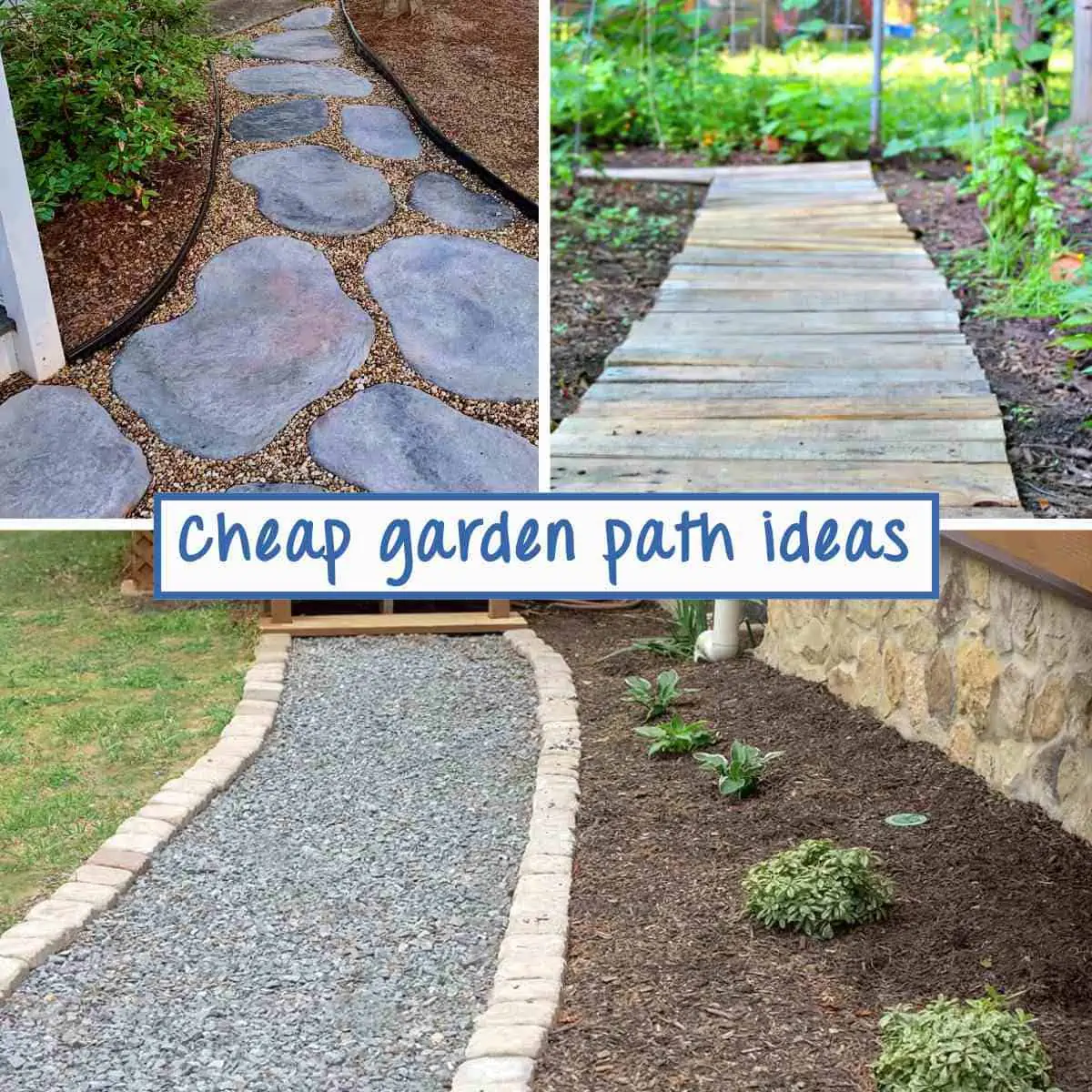 15 Cheap Garden Path Ideas and Helpful Tutorials!