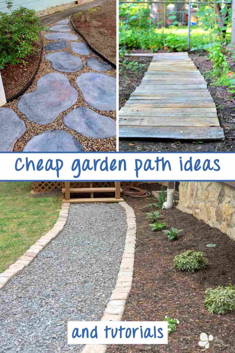 17 Cheap Garden Path Ideas and Helpful Tutorials! - Artsy Pretty Plants