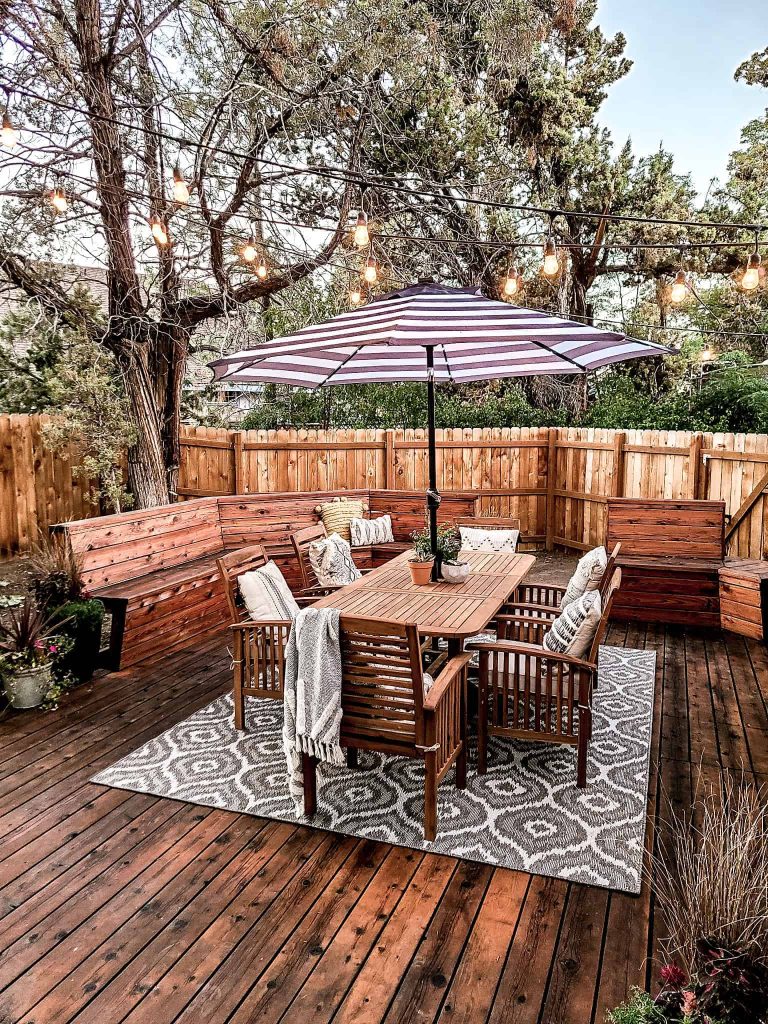 41 Easy DIY Patio Ideas: On A Budget - Artsy Pretty Plants