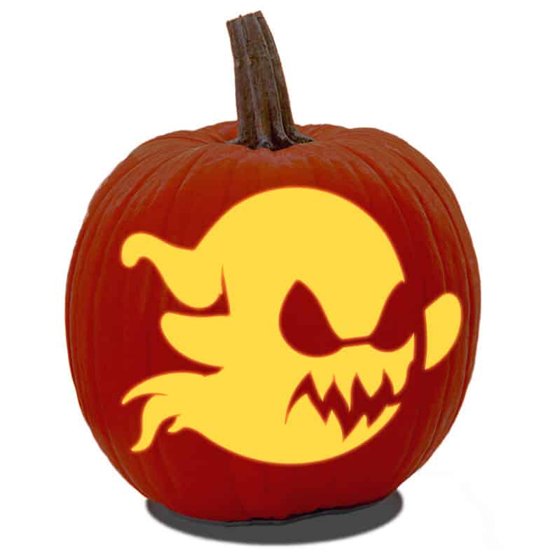 ghost pumpkin no carving