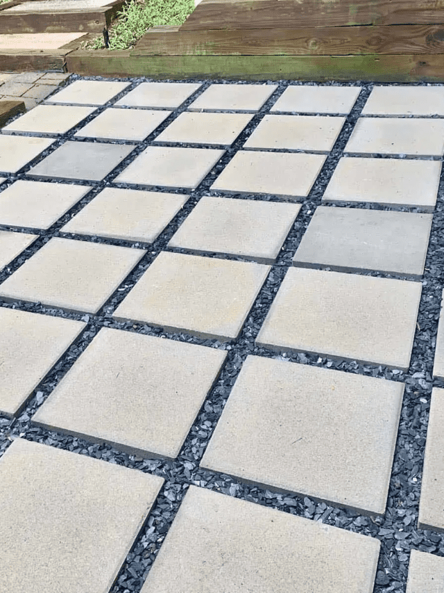 How To Build A Concrete Paver Patio: In Your Backyard Story