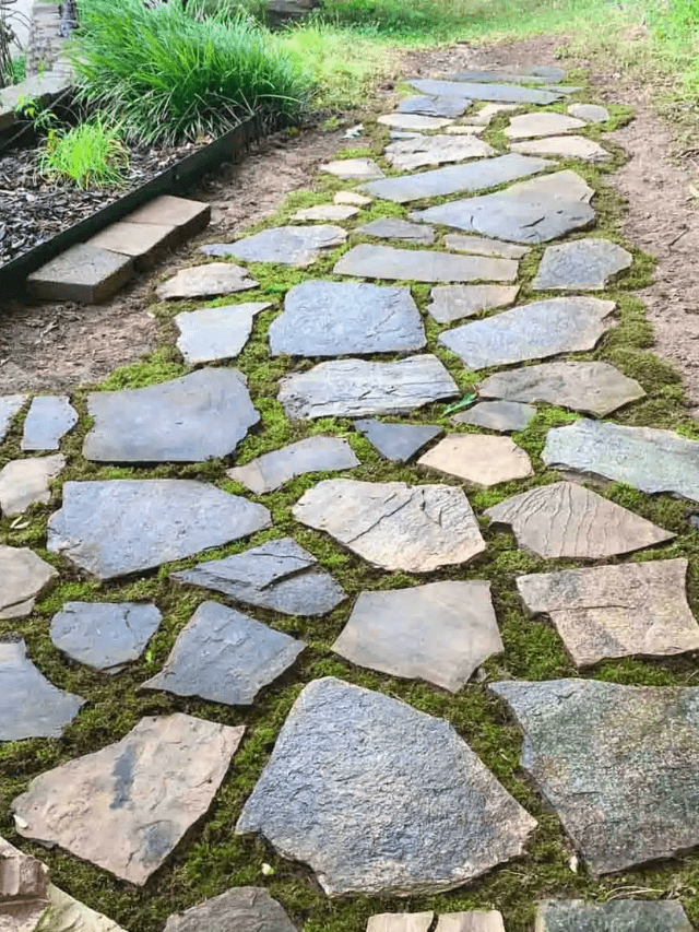 How to Make a Flagstone Walkway in Your Lawn Story