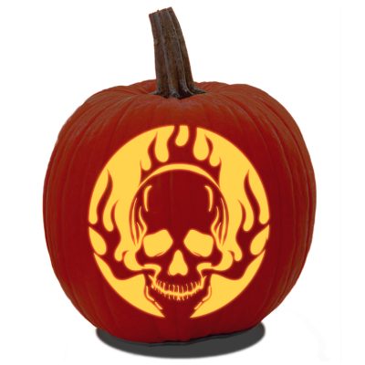 30 Free Skull Pumpkin Carving Patterns &amp; Stencils - Artsy Pretty Plants