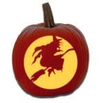 21 Free Witch Pumpkin Carving Stencils - Artsy Pretty Plants