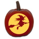 21 Free Witch Pumpkin Carving Stencils - Artsy Pretty Plants