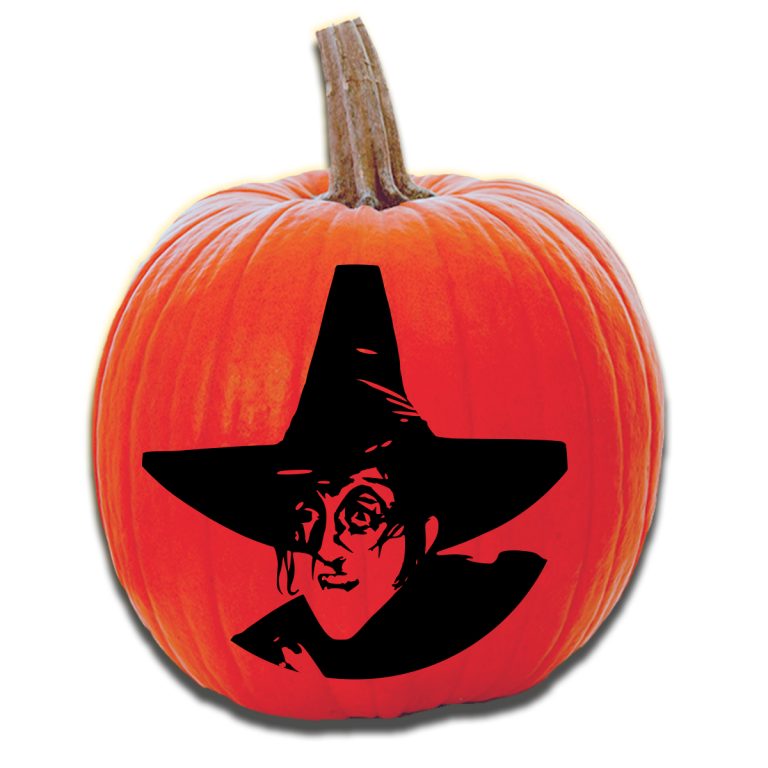 21 Free Witch Pumpkin Carving Stencils - Artsy Pretty Plants