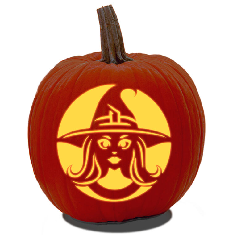 21 Free Witch Pumpkin Carving Stencils - Artsy Pretty Plants