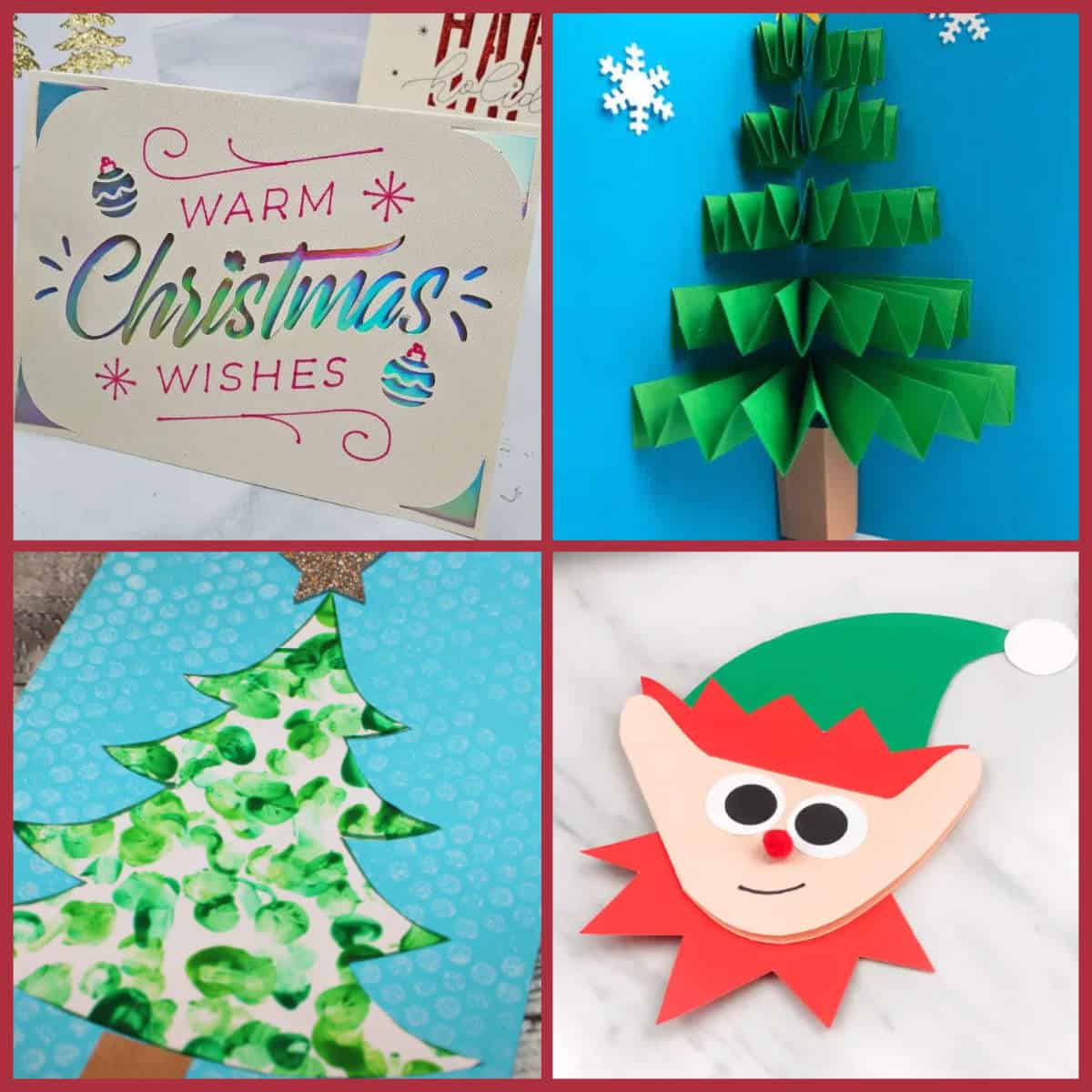 37 DIY Christmas Greeting Card Ideas (For A Personal Touch)