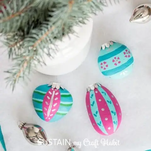 Image for Christmas Ornament Painted Rocks