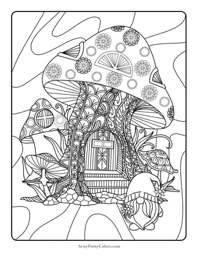 psychedelic coloring pages print