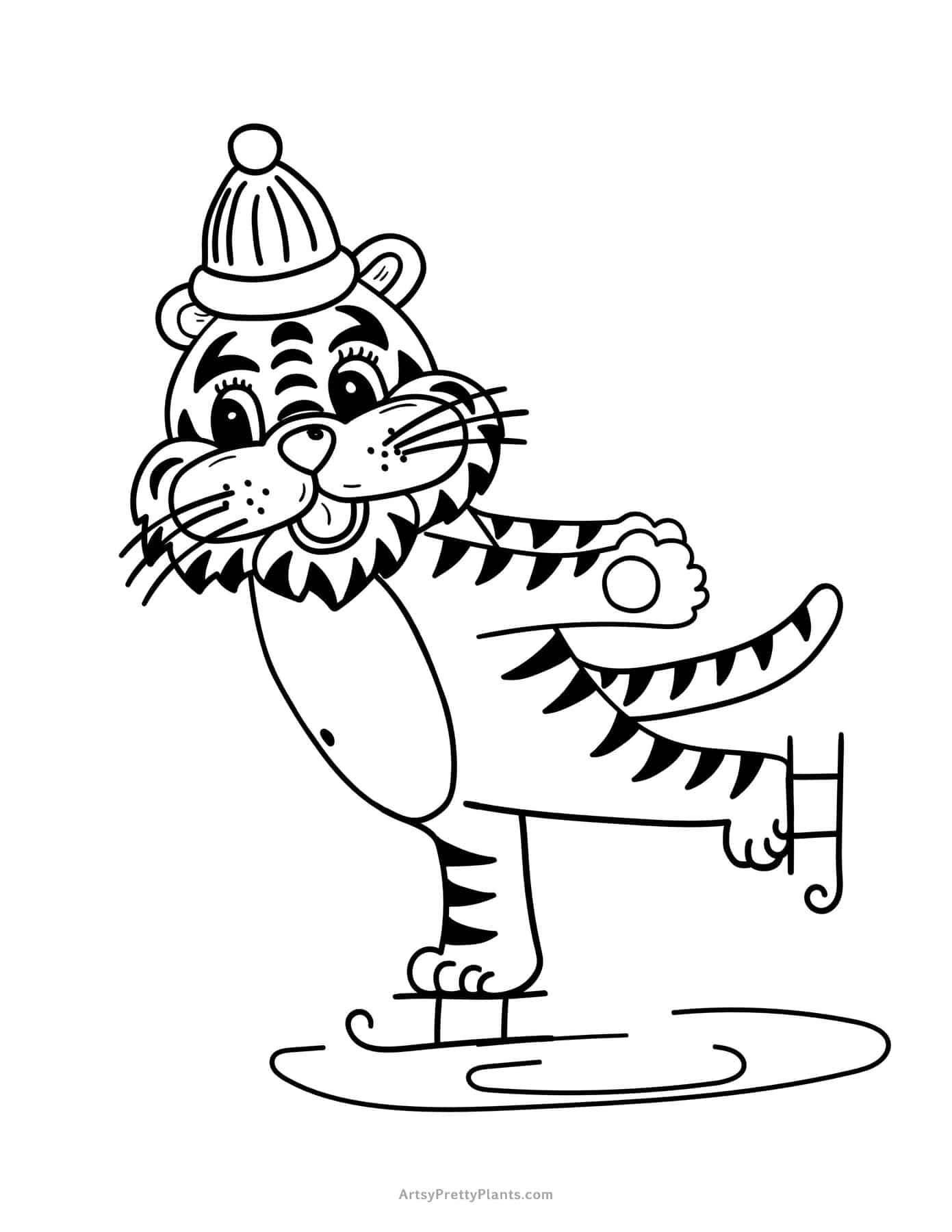 30 New Year Coloring Pages –Free Printables - Artsy Pretty Plants