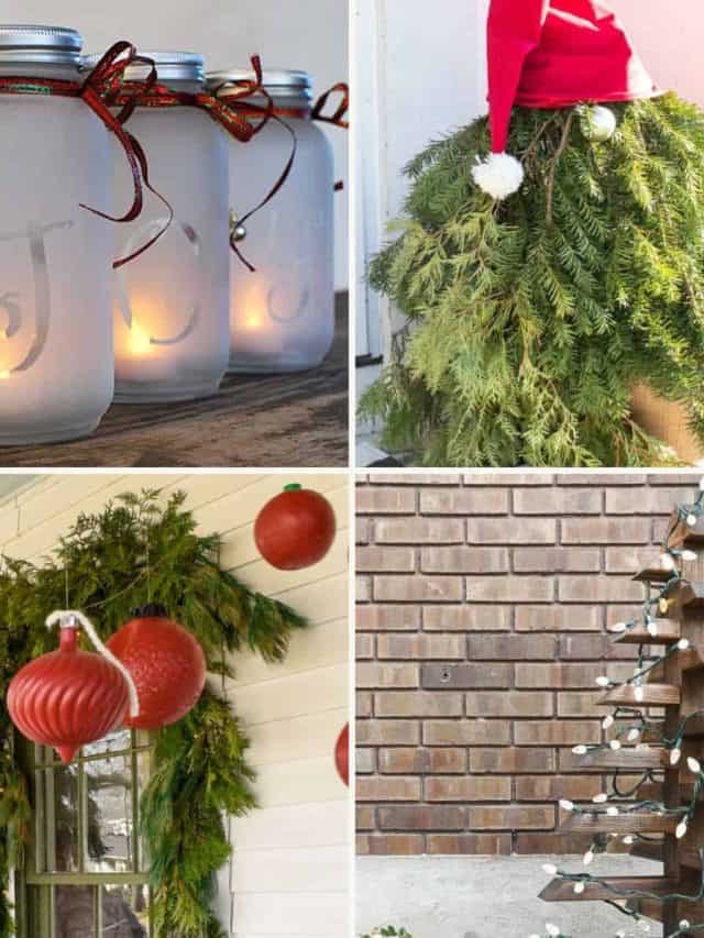 DIY Outdoor Christmas Ornaments & Decorations Story