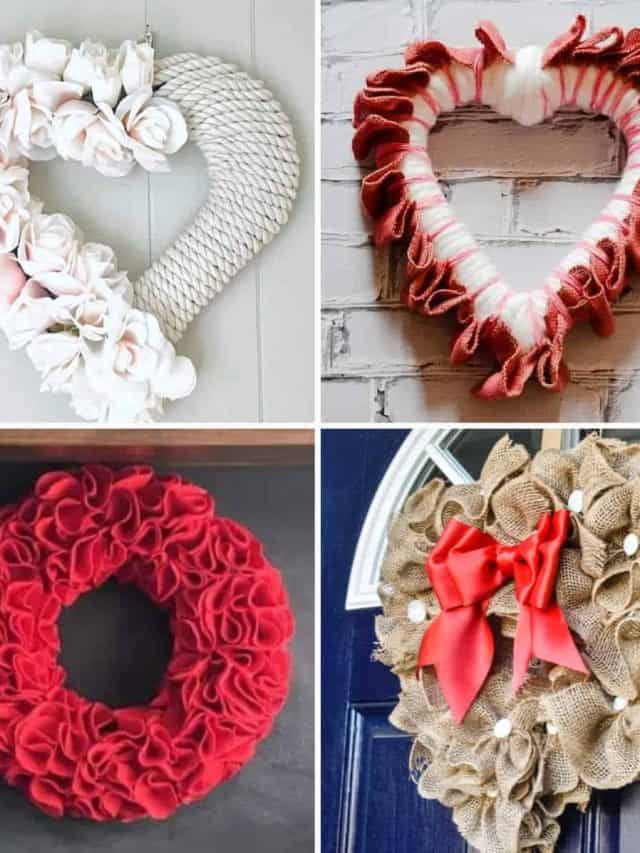 39 Stunning Valentine’s Wreath DIY Tutorials Story