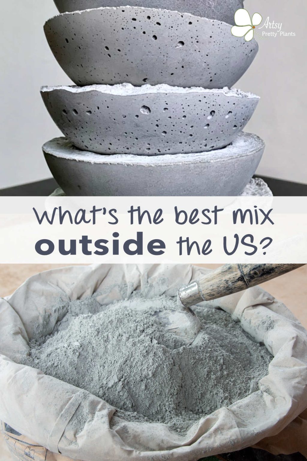 The Best Cement Mixes Outside The US (Concrete Crafts) Artsy Pretty
