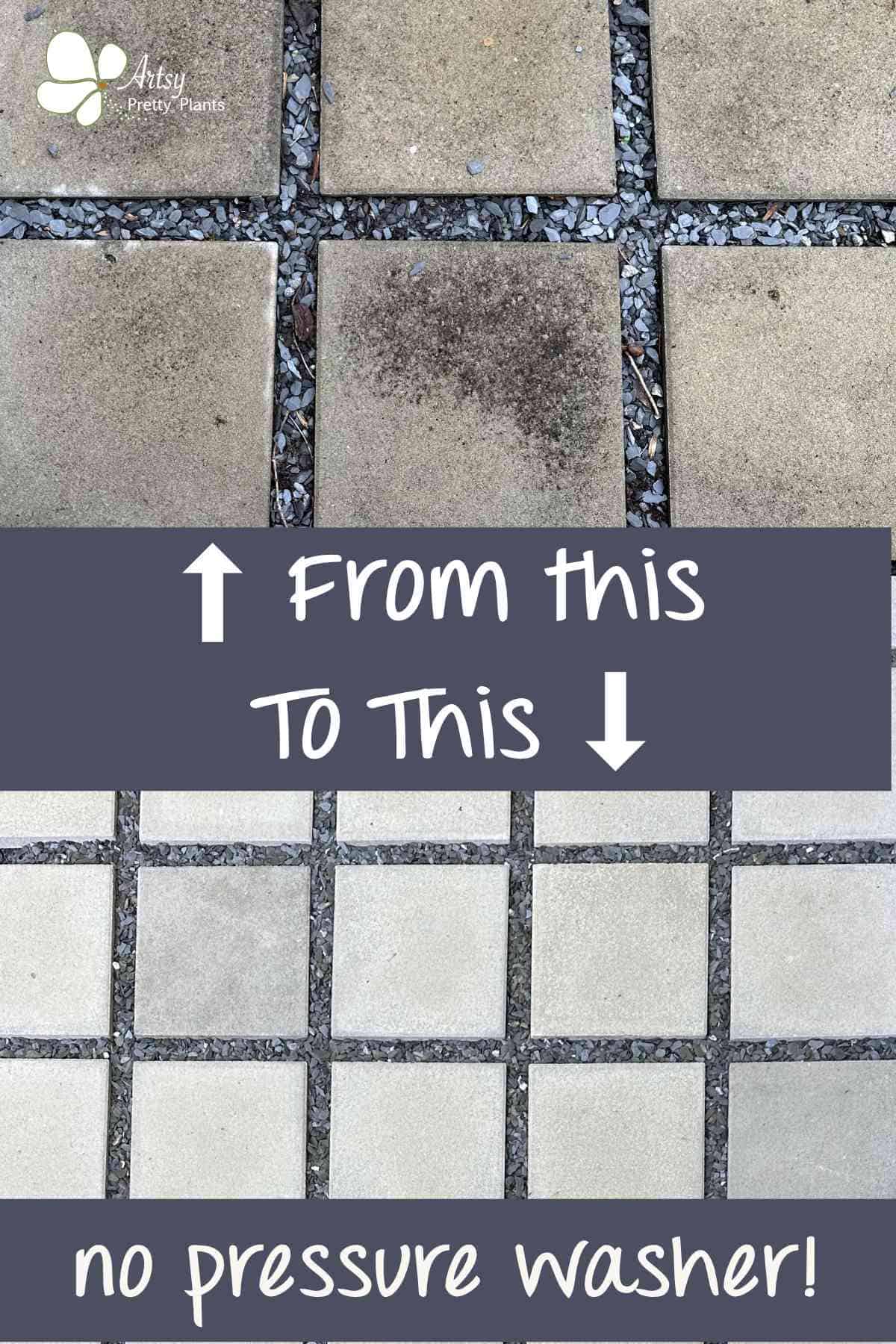 How To Clean Your Concrete Pavers (The Best Way) Artsy Pretty Plants