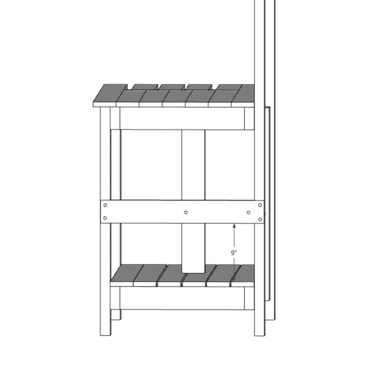 Make A DIY Potting Bench With Helpful Features (& Free Plans) Artsy